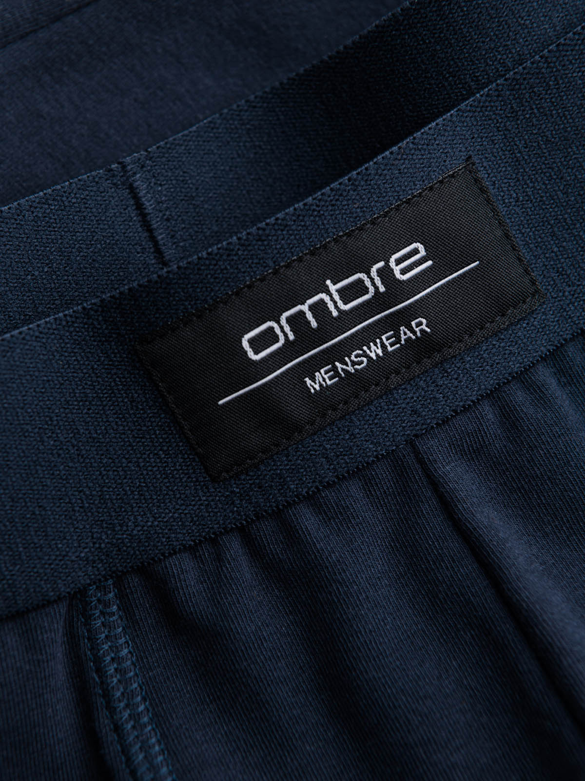 Ombre BASIC men&#039;s single color matching boxer shorts with elastane - 3 pack mix OM-UNBB
