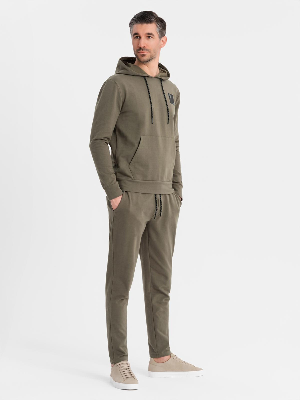 Ombre Men's sweatshirt set unbuttoned sweatshirt + pants