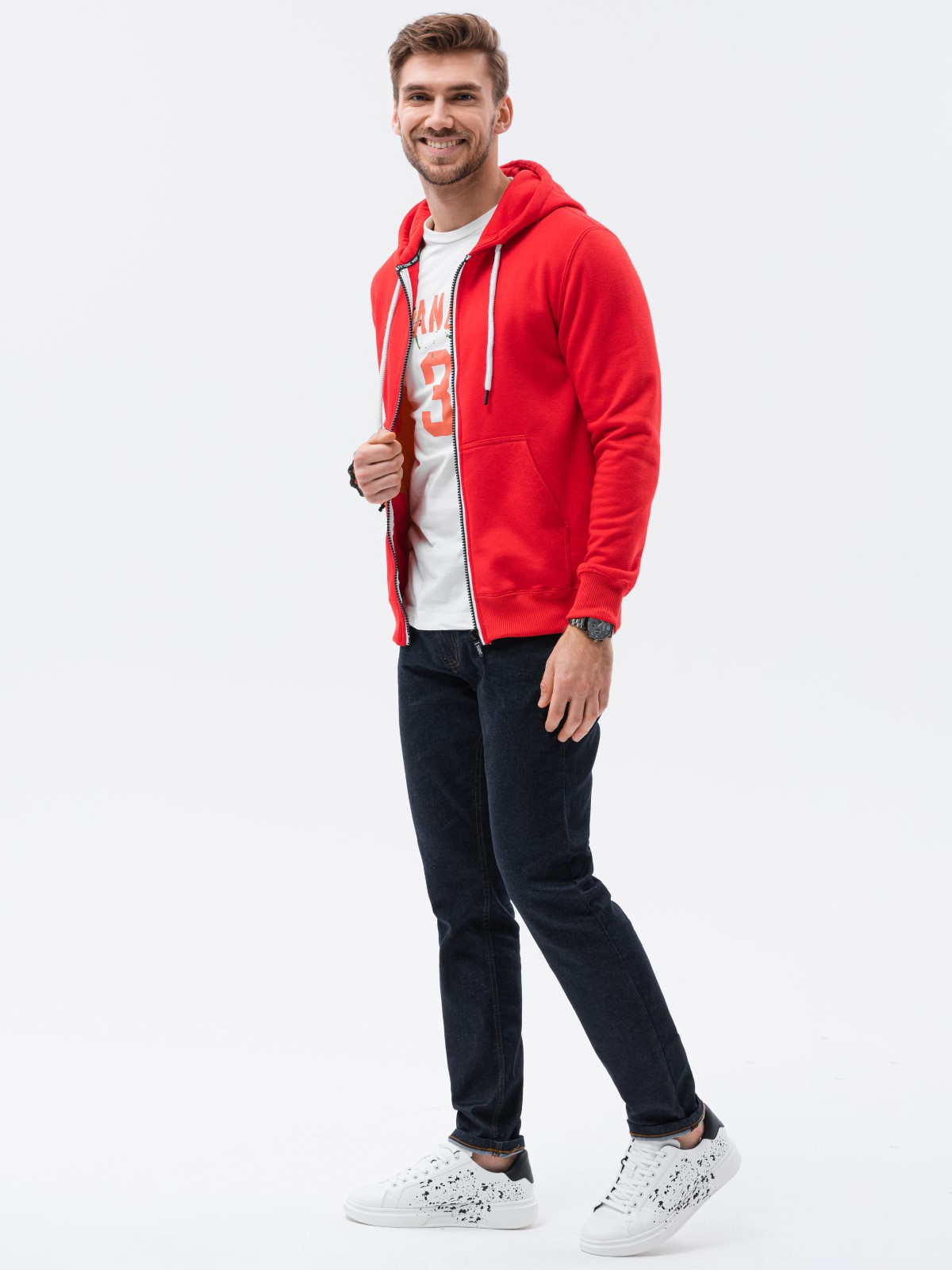 Ombre Men's zip-up sweatshirt