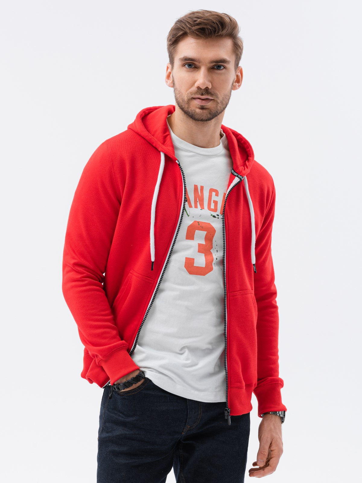 Ombre Men's zip-up sweatshirt