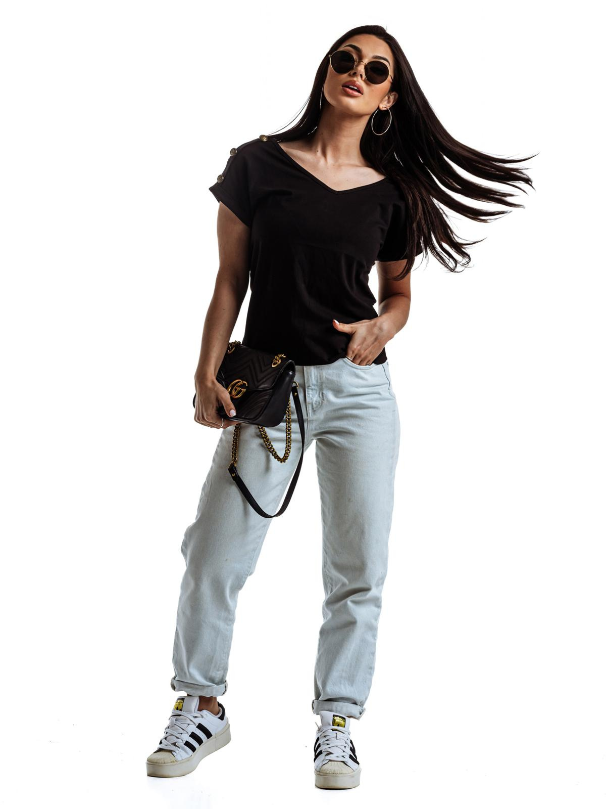 Edoti Fashionable women's blouse LL