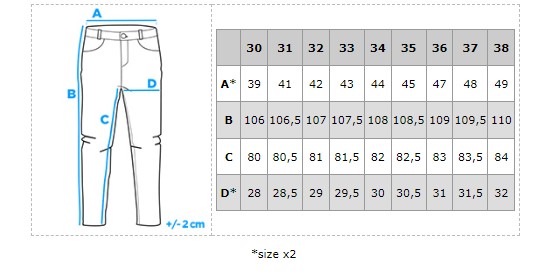 Pantaloni bărbați Edoti P1319/black_120721
