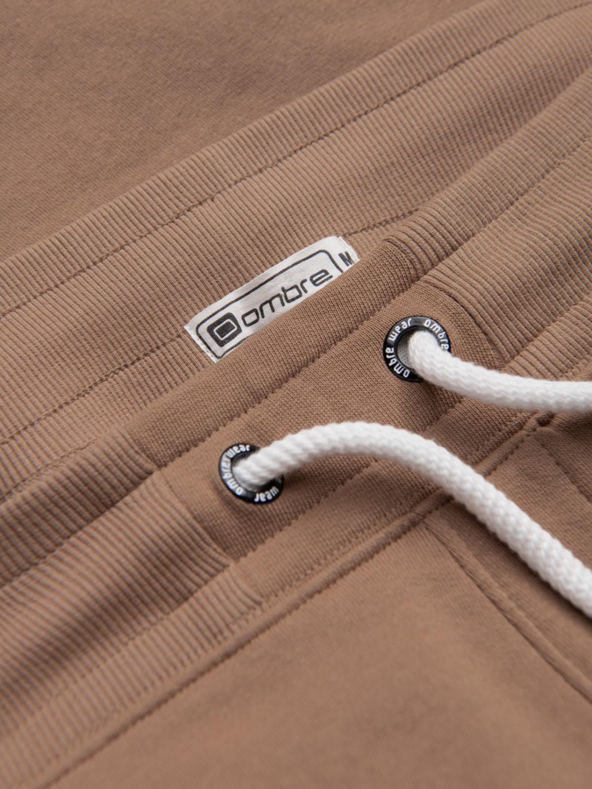 Ombre Men's sweatpants with unlined leg - brown