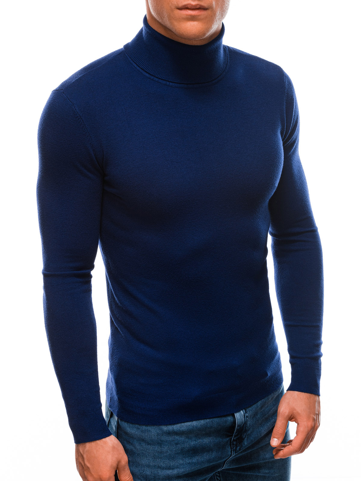 Edoti Men's polo neck