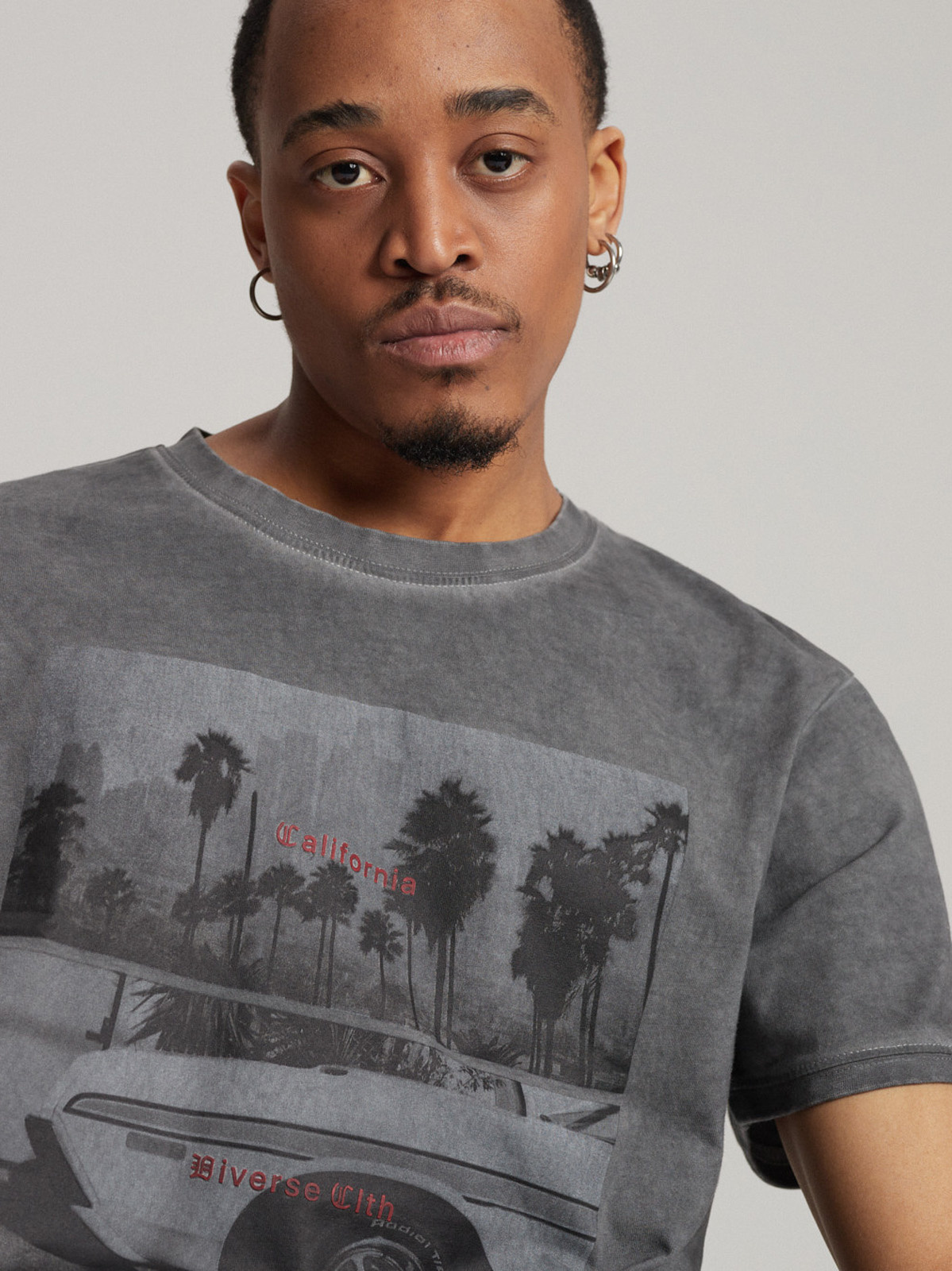 Diverse Men's printed T-shirt JACKALSS E