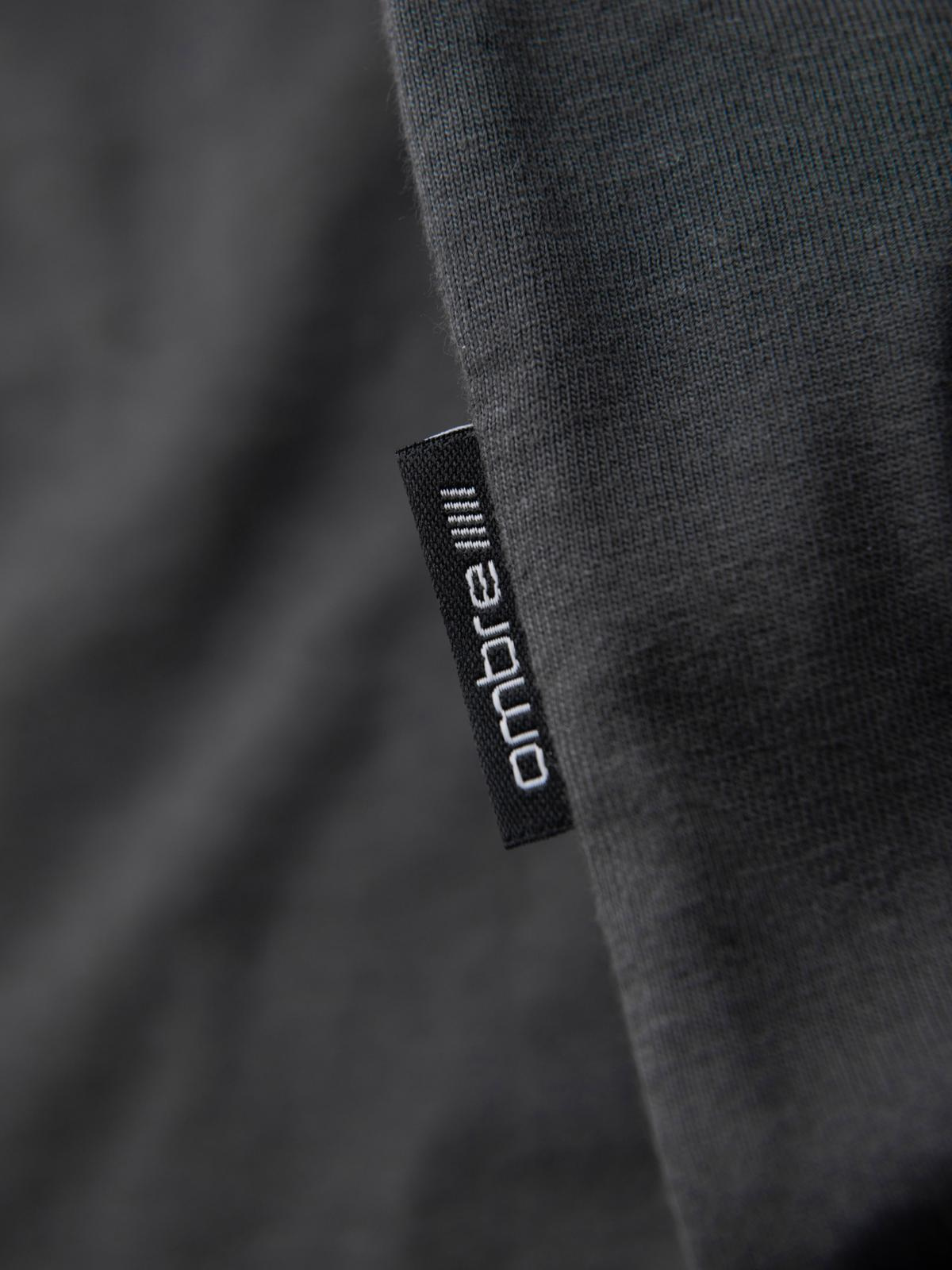 Ombre Men's classic cotton BASIC T-shirt - graphite