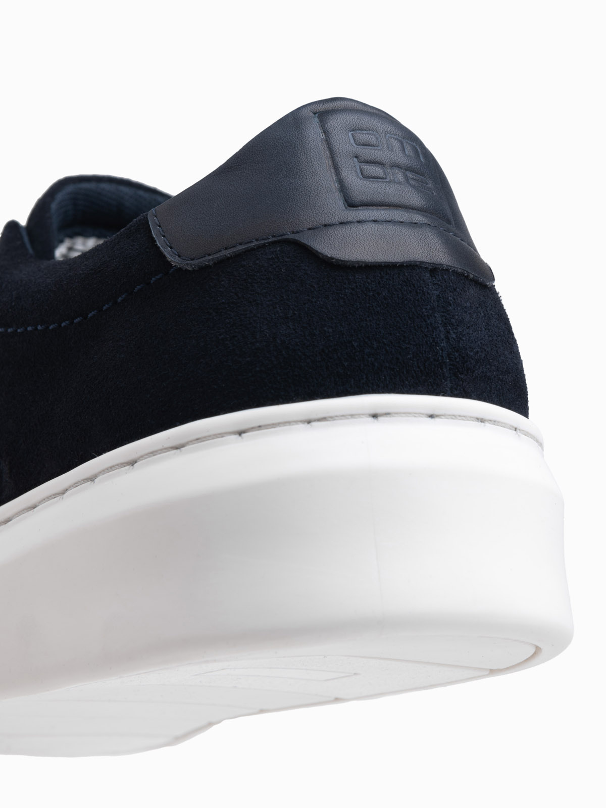 Ombre Classic men&#039;s soft suede sneaker shoes - navy blue