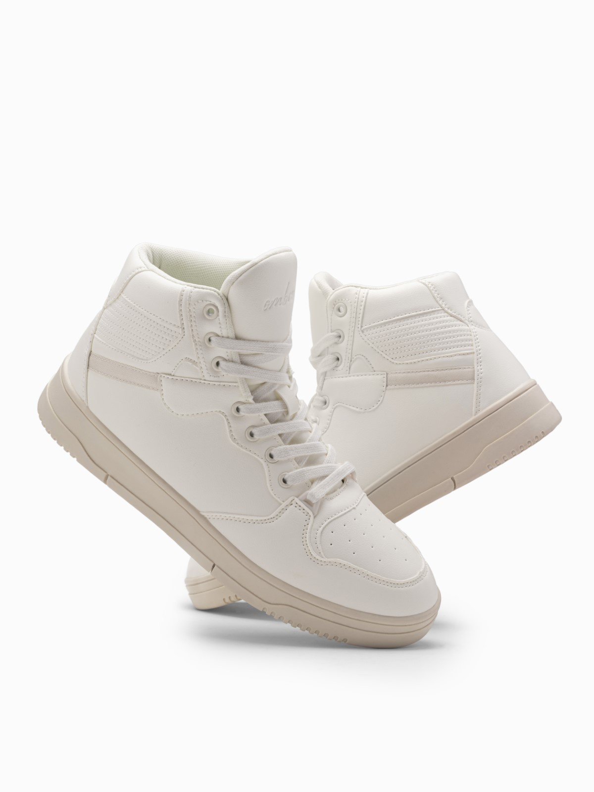 Ombre Insulated men&#039;s high top sneaker shoes - white