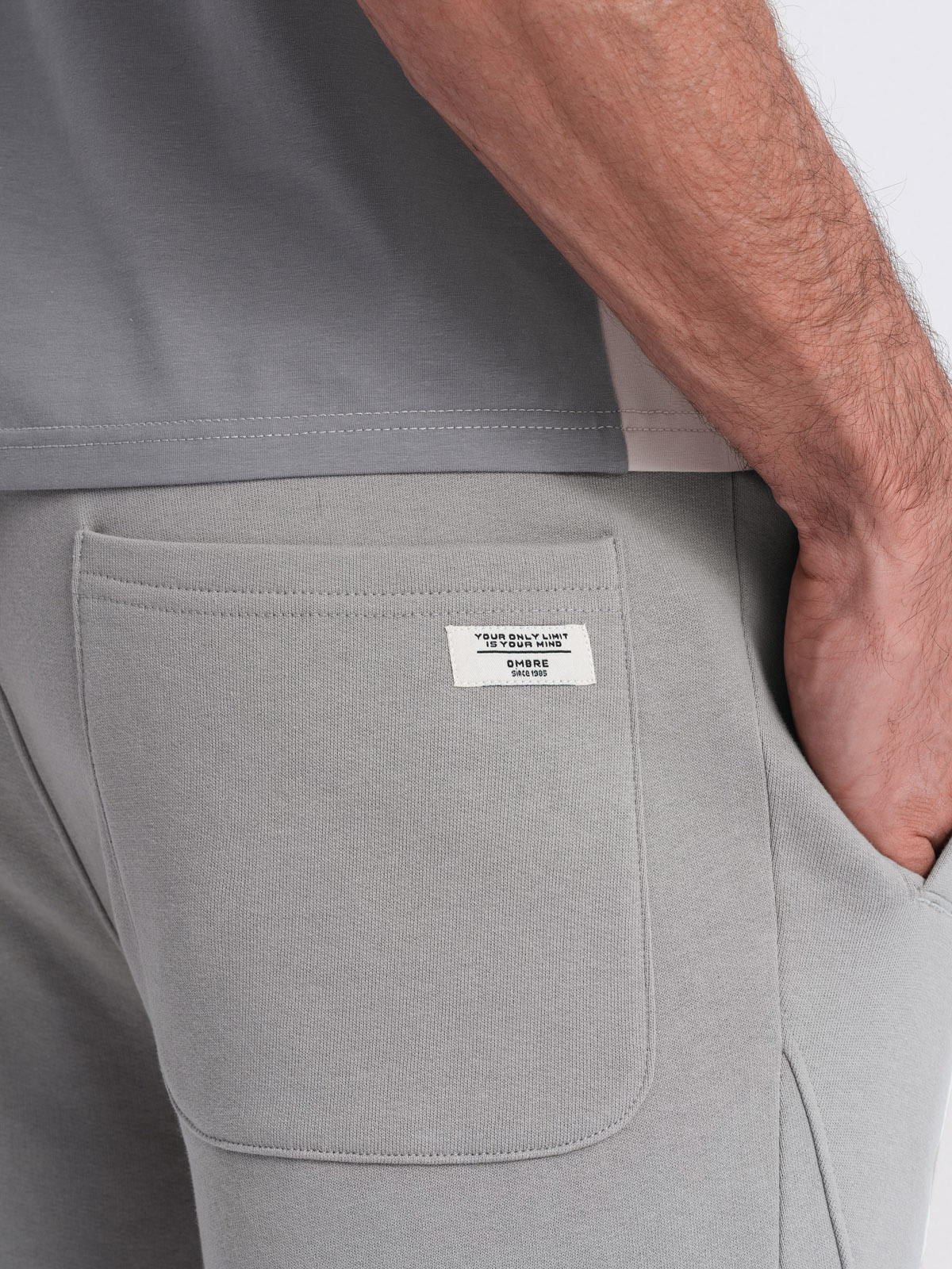 Ombre Men&#039;s jogger sweatpants - gray