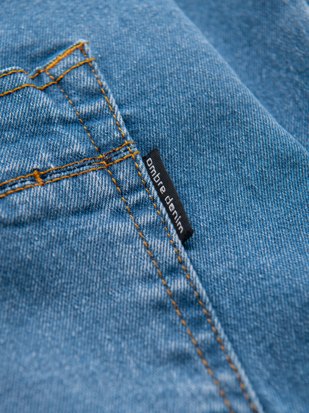 Pánske rifle Ombre Regular Fit modré