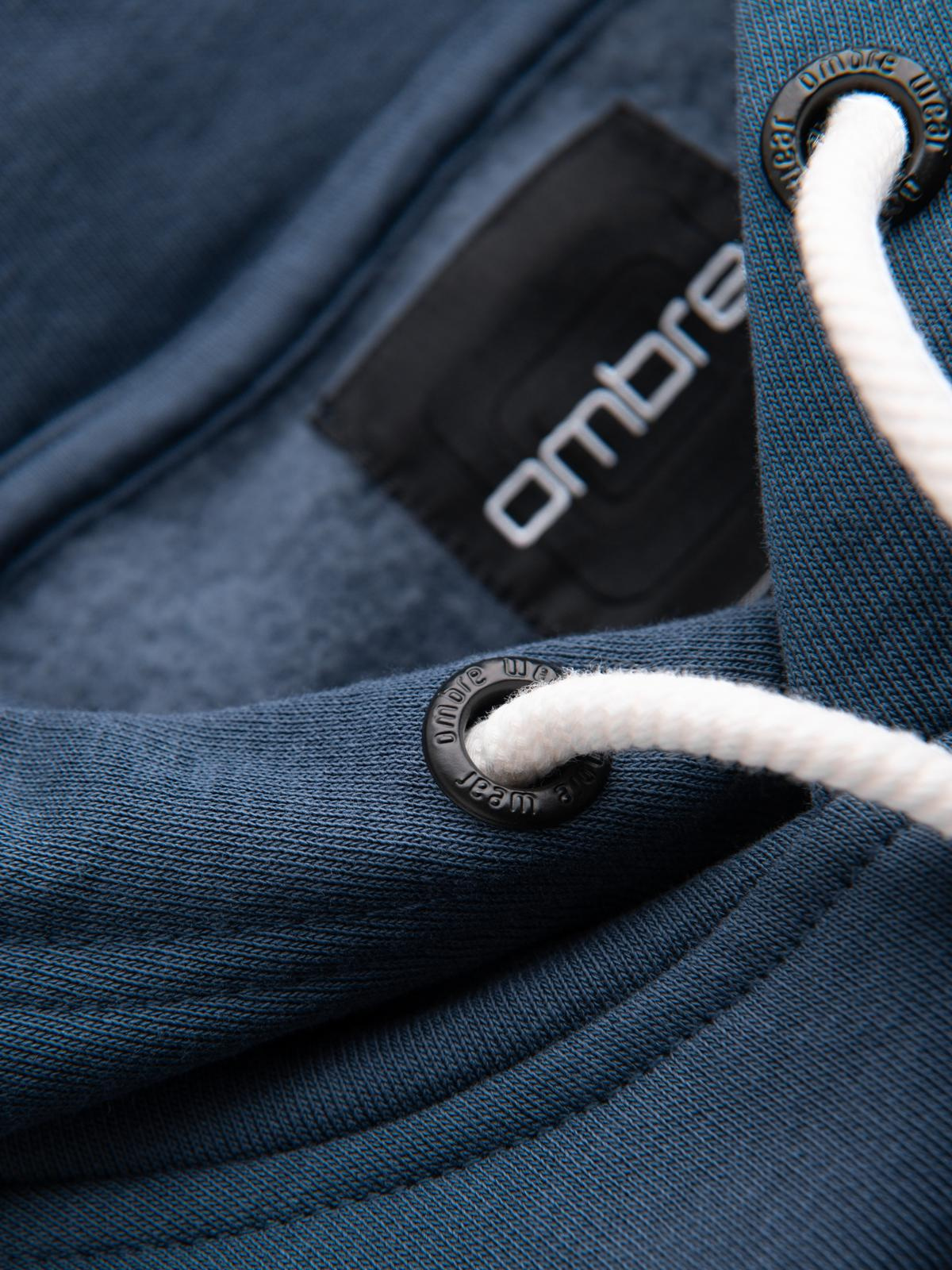 Hanorac bărbătesc Ombre cu imprimeu mare