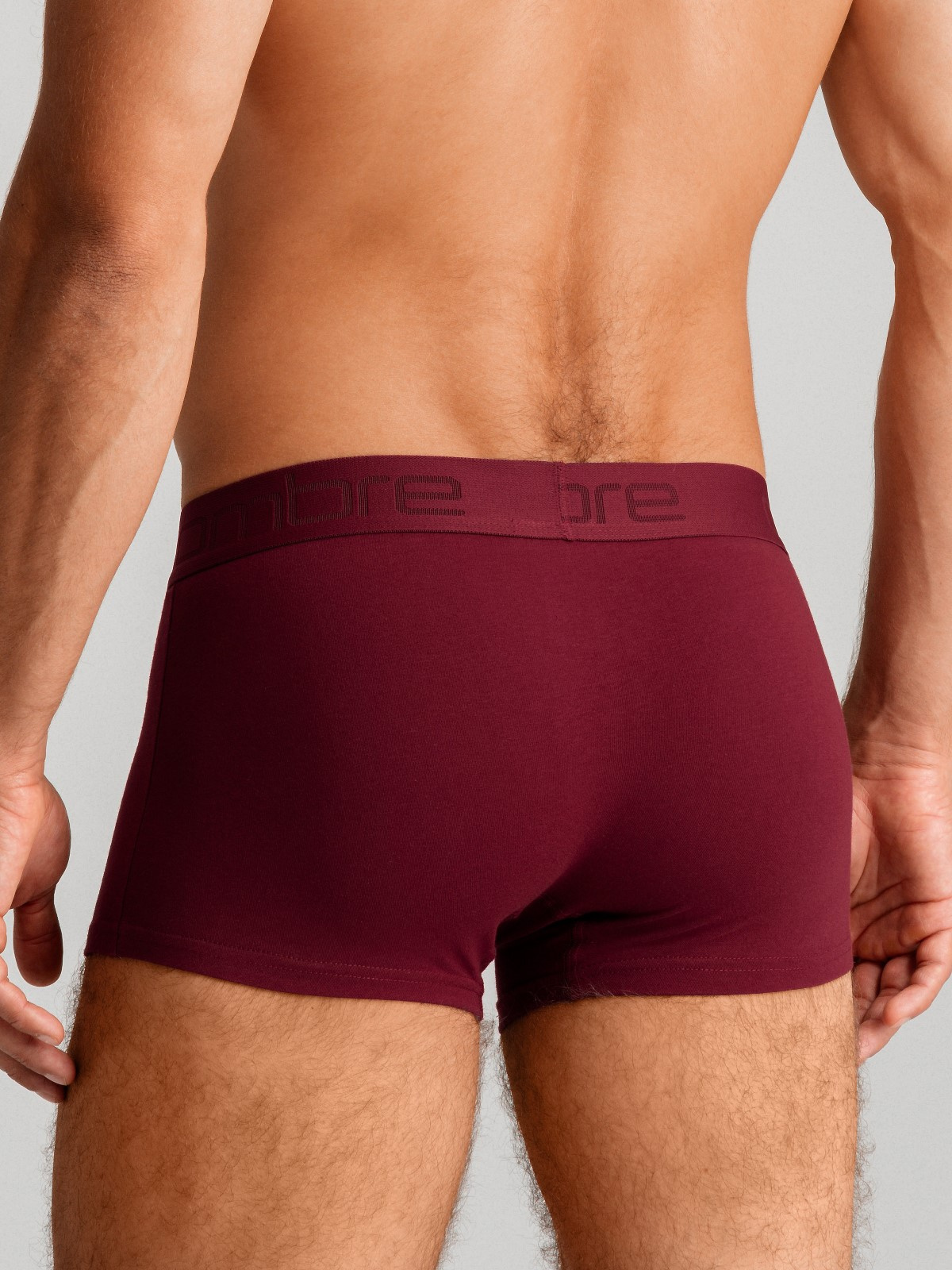 Ombre Men&#039;s cotton boxer shorts with logo - 3-pack mix