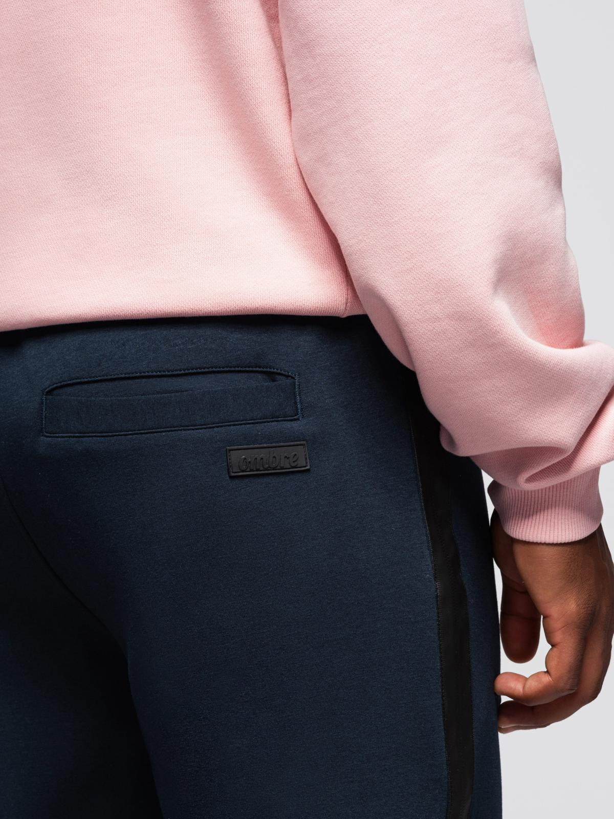 Pantaloni de trening cu croială dreaptă pentru bărbați, cu model ombre