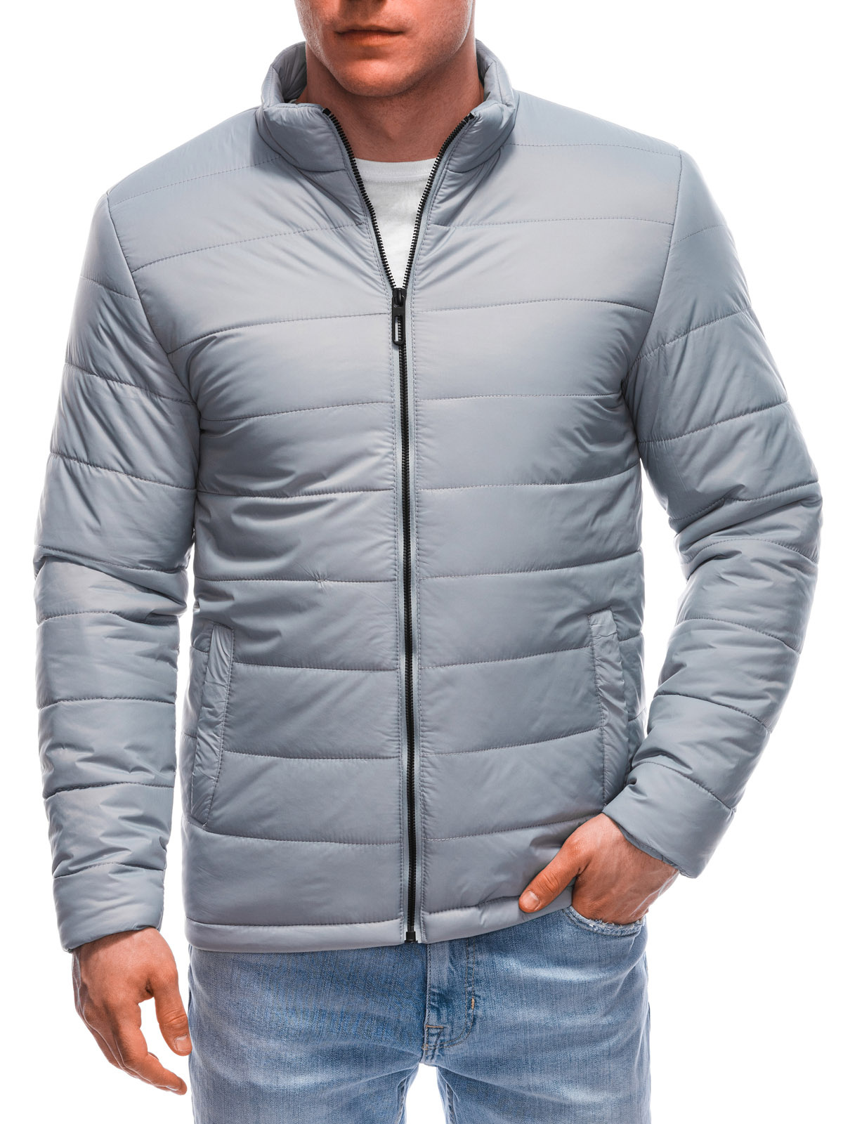 Edoti Men&#039;s mid-season quilted jacket