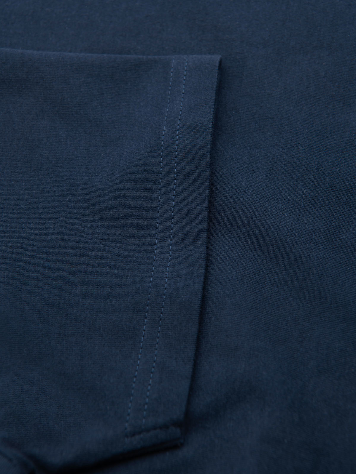 Ombre Men's BASIC classic cotton T-shirt with a v-neck - navy blue