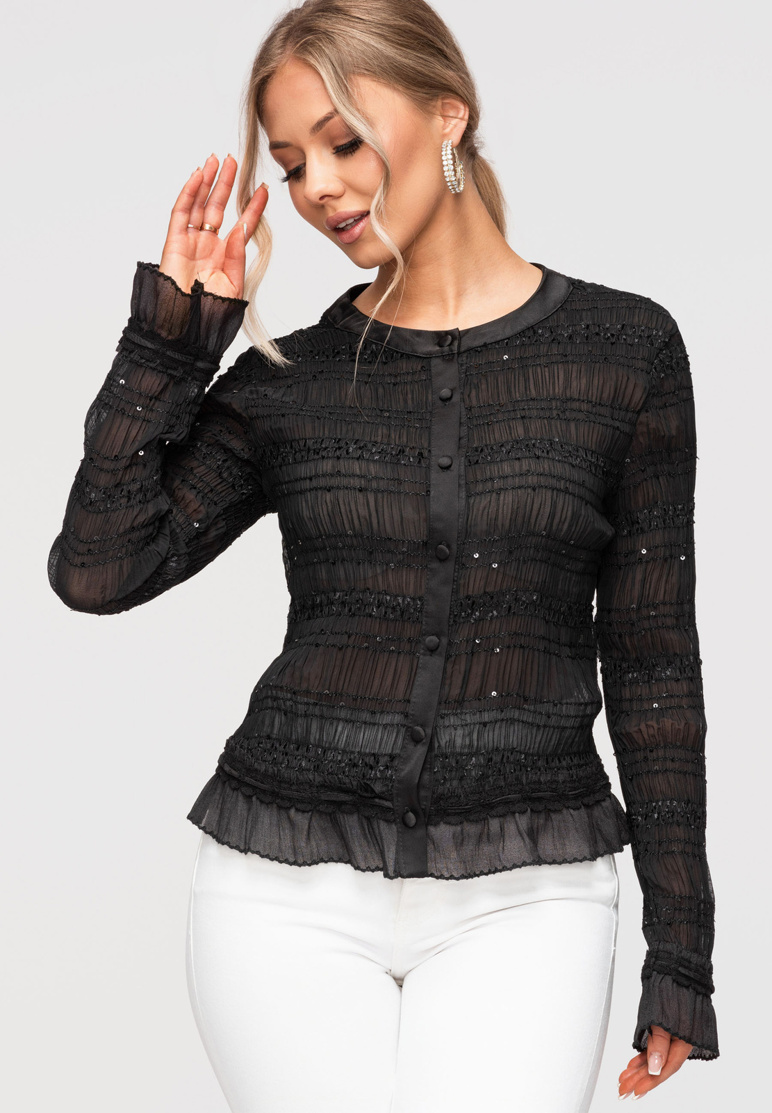 Pentru femei bluză Edoti – atemporală model