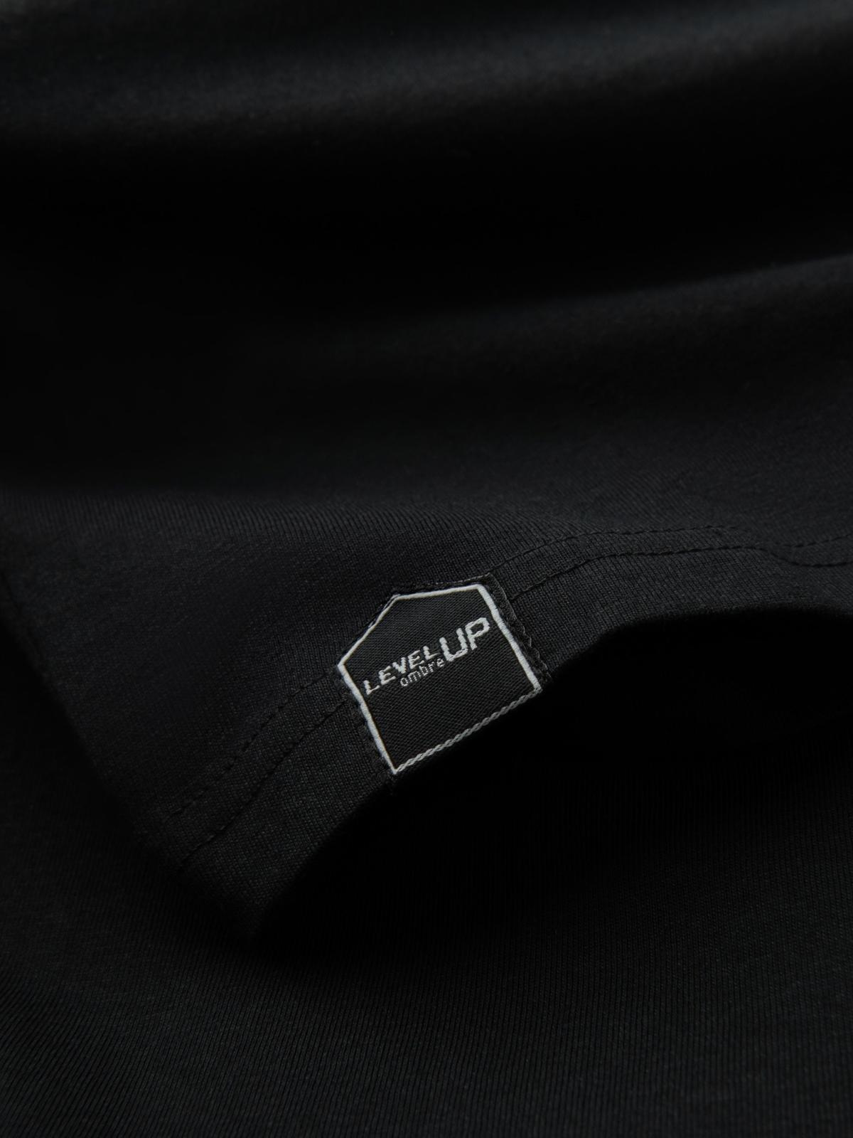 Ombre Men's longsleeve with raglan contrast sleeves - black/olive