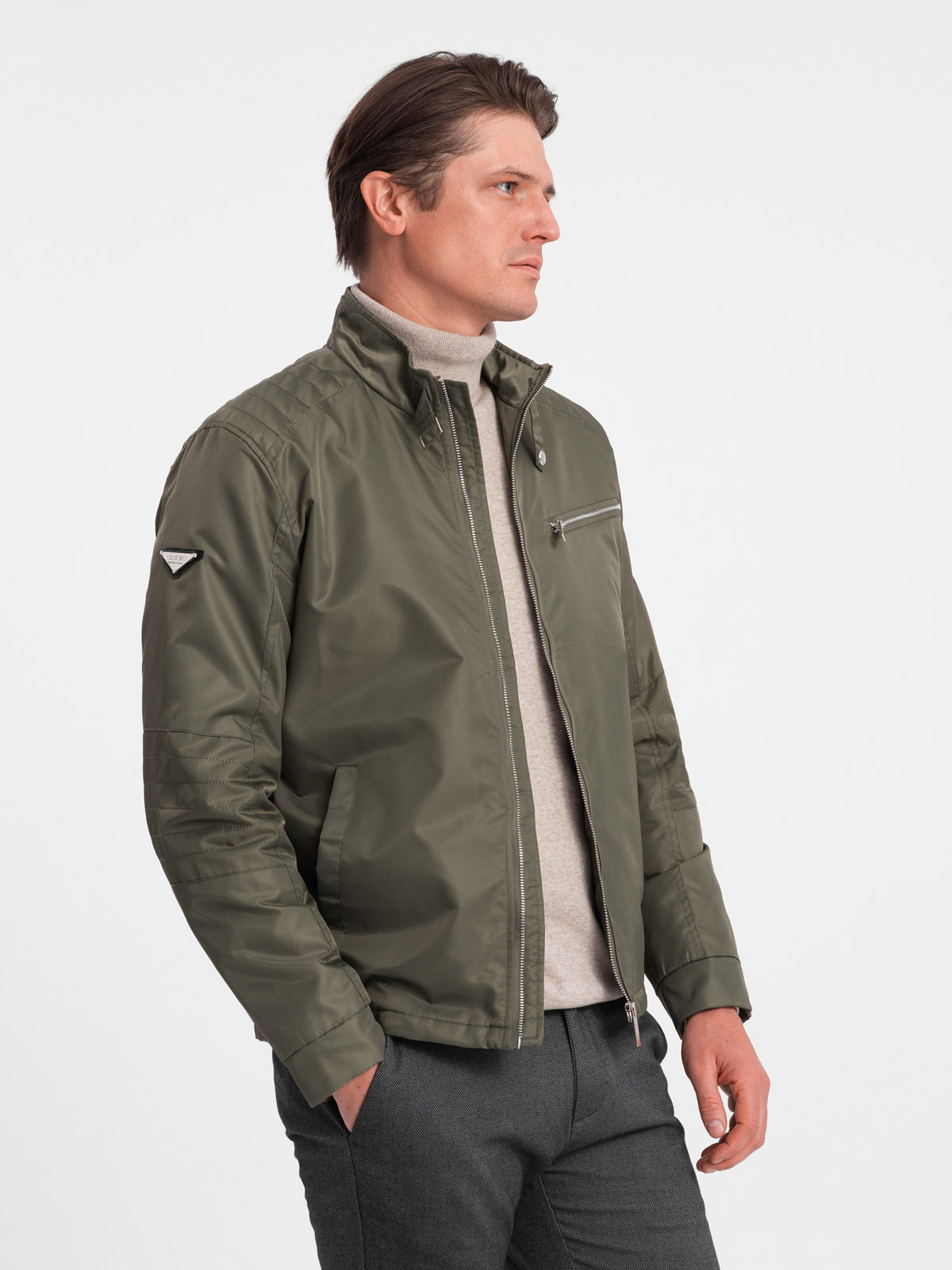 Ombre Men's biker jacket