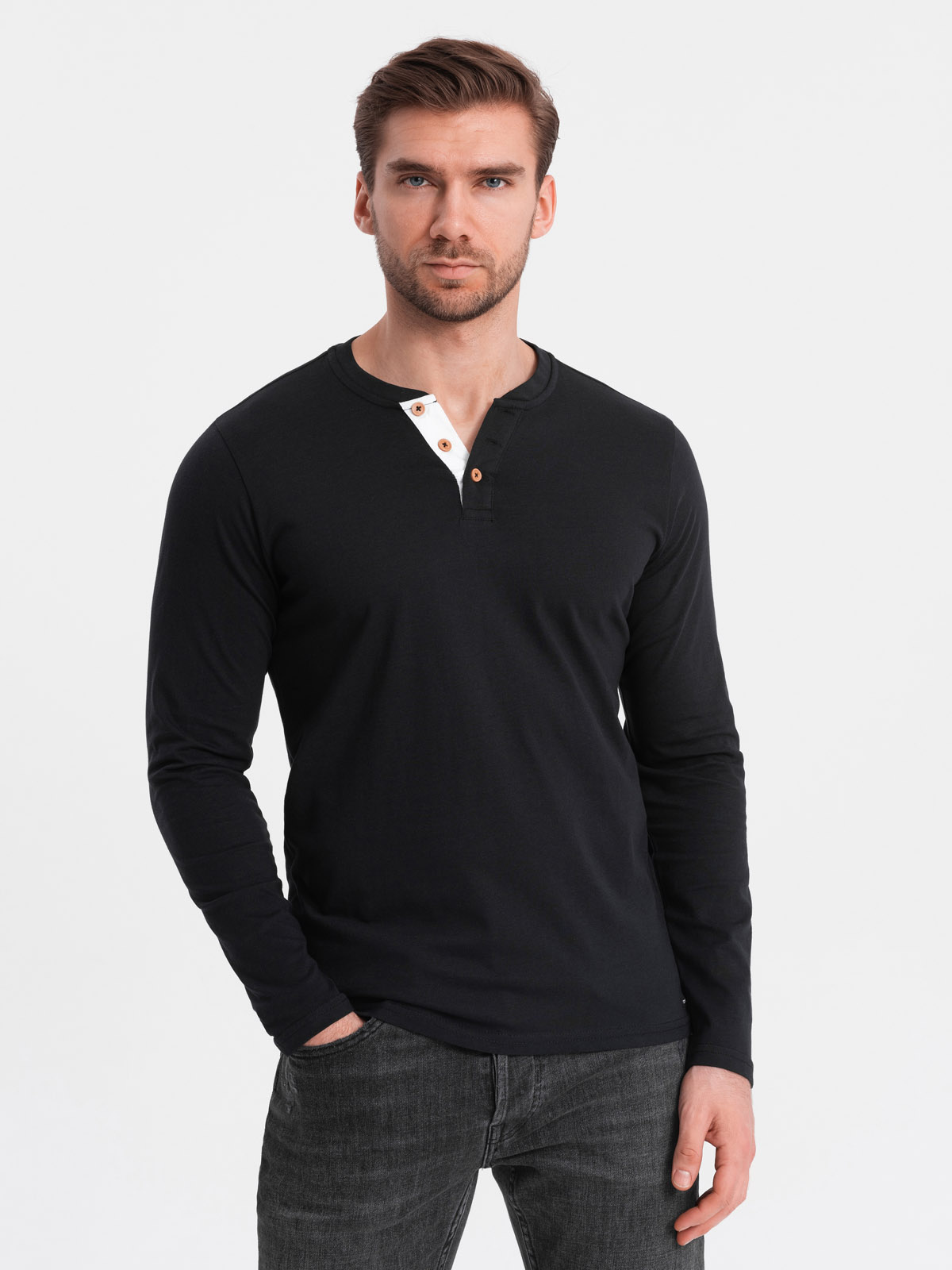 Herren-Poloshirt Ombre