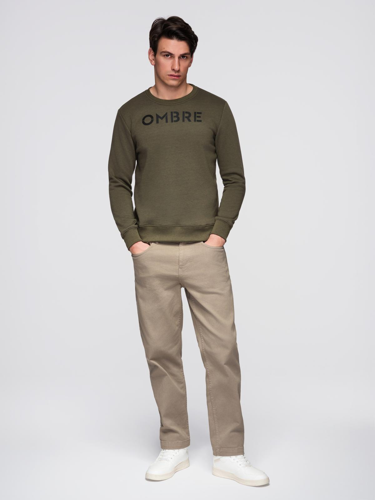 Ombre Classic men's sweatshirt with inscription