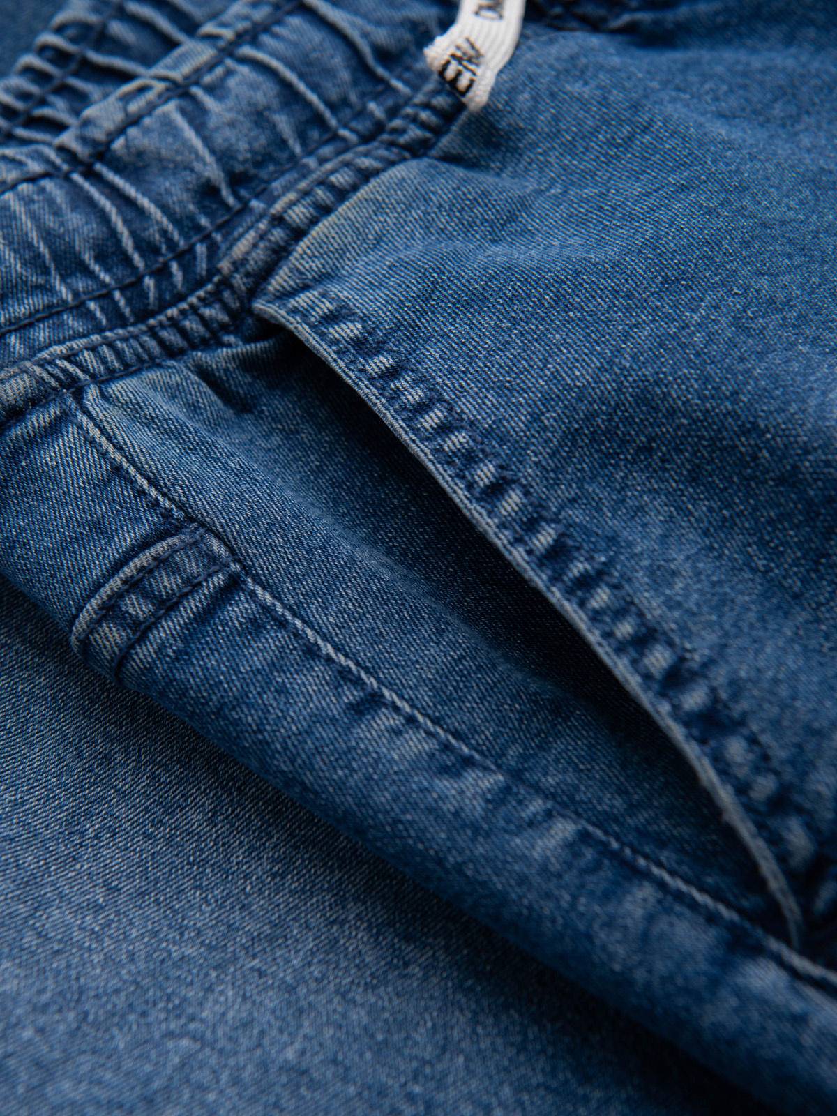 Ombre Men&#039;s wash-effect denim JOGGERS pants - blue