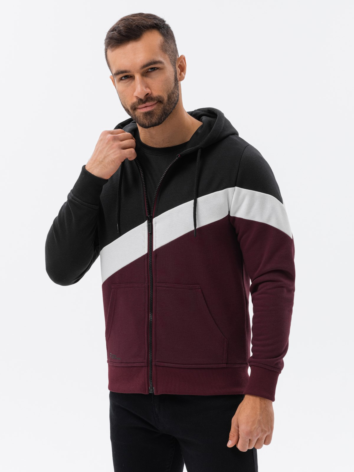 Ombre Men&#039;s hooded sweatshirt