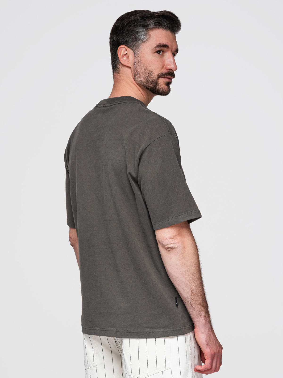 Pánske tričko Ombre LOOSE FIT s okrúhlym výstrihom