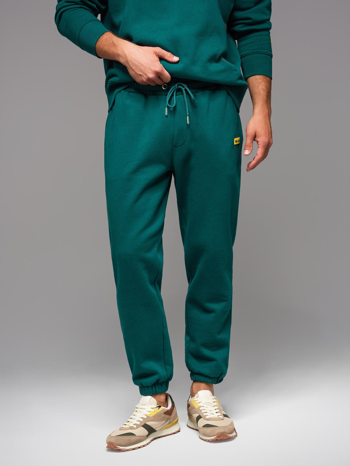 Ombre Classic unisex sweatpants with drawstrings - dark green