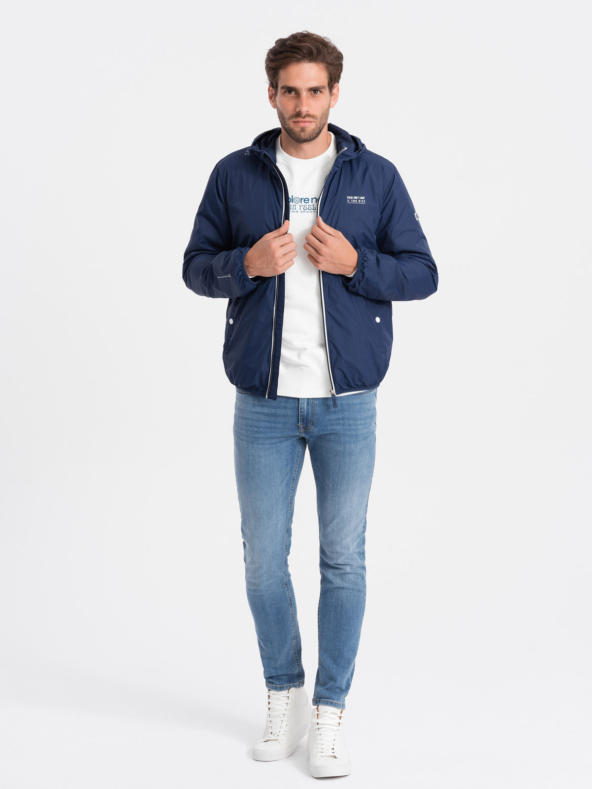 Geaca barbati, Ombre