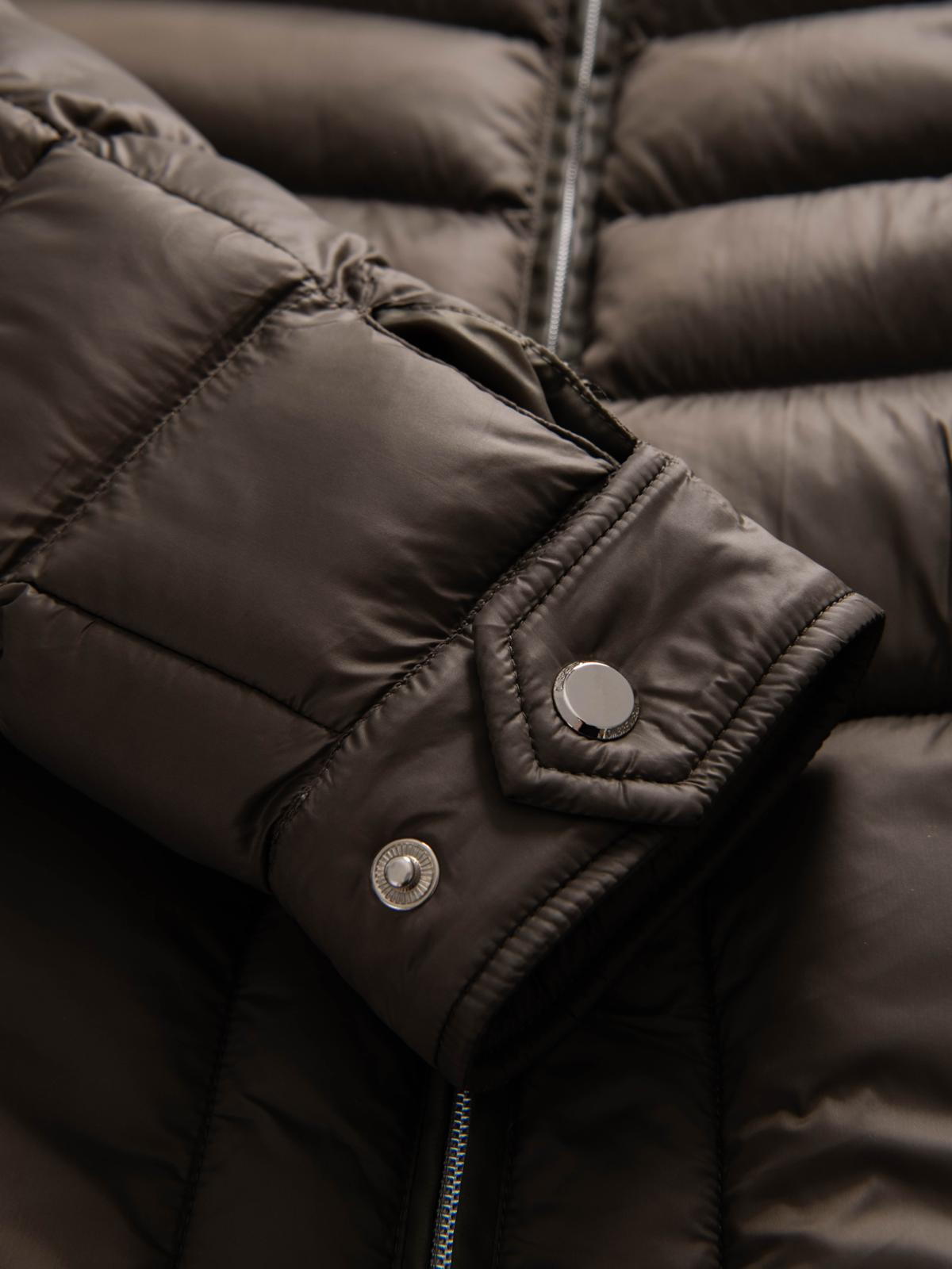 Ombre Classic quilted men&#039;s jacket with stand-up collar - olive