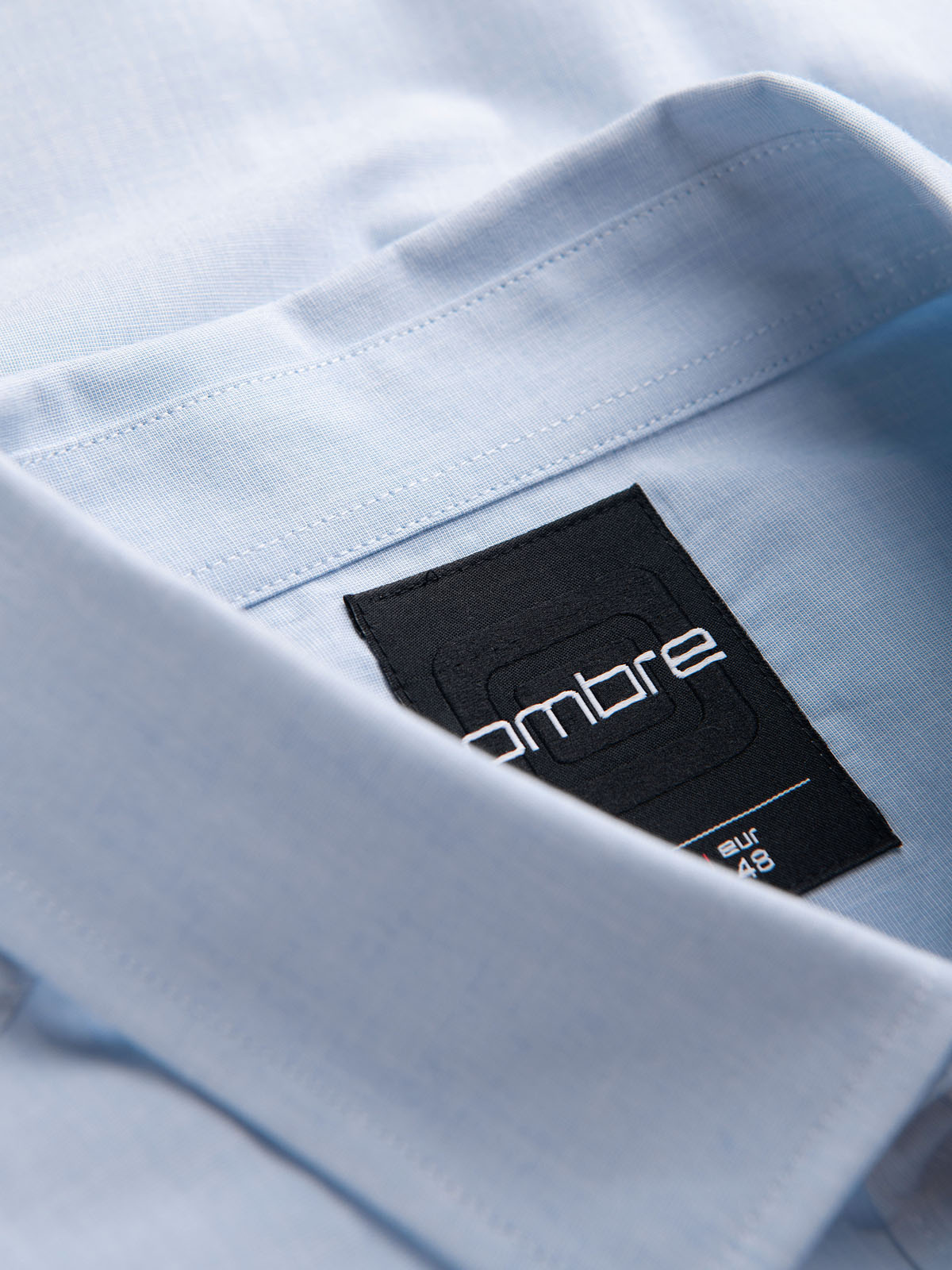 Ombre REGULAR cotton classic shirt - blue