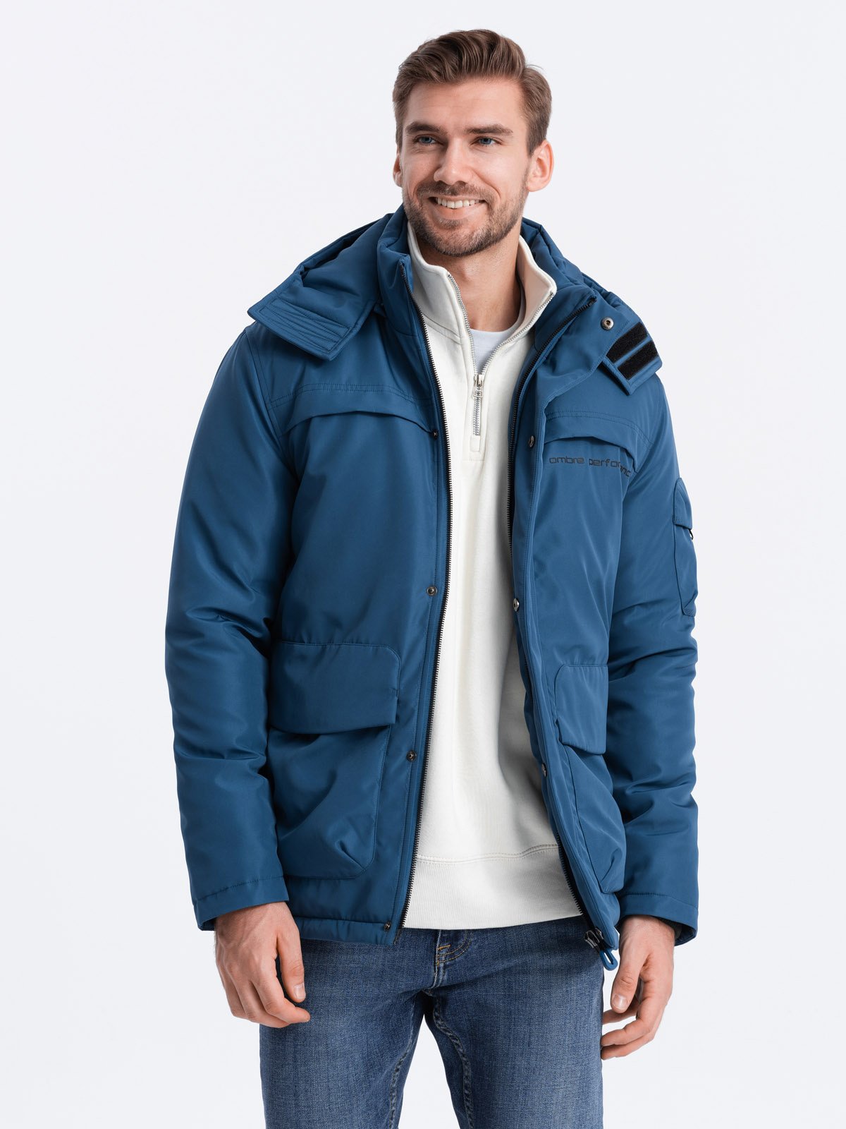 Herren-Jacke Ombre