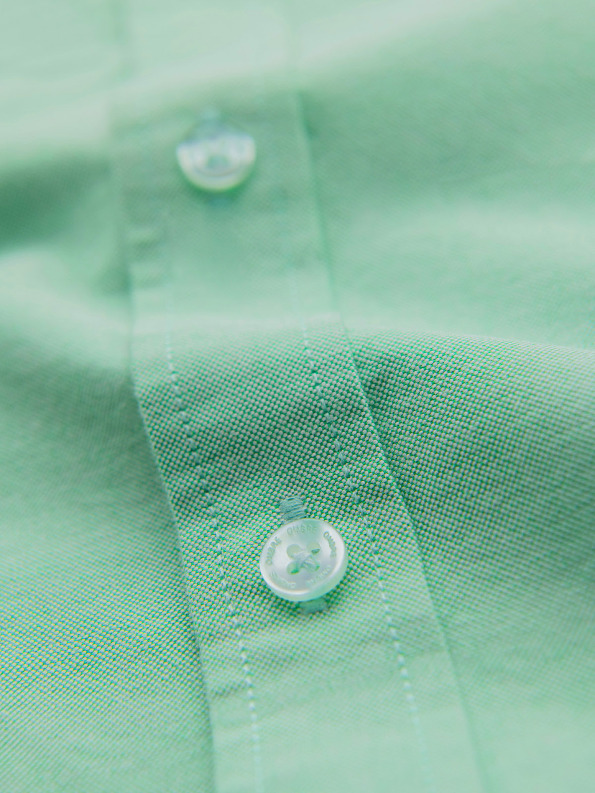 Ombre Men&#039;s pastel cotton oxford shirt - mint