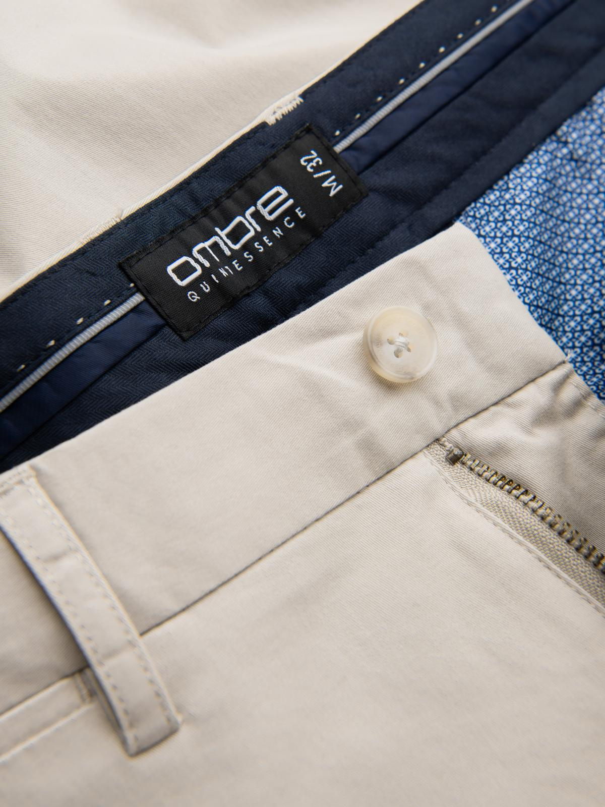 Ombre Men's REGULAR FIT uniform chino pants - beige