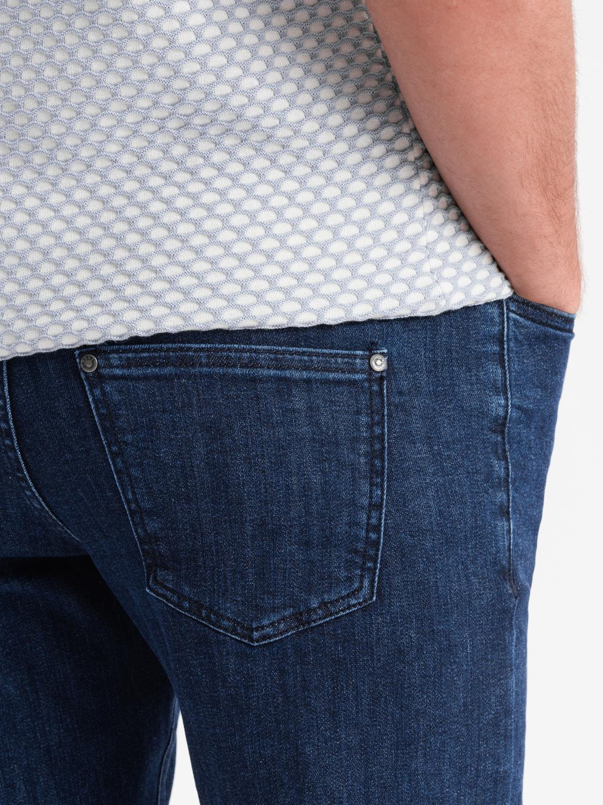 Ombre Classic men&#039;s SLIM FIT jeans with elastane - dark blue