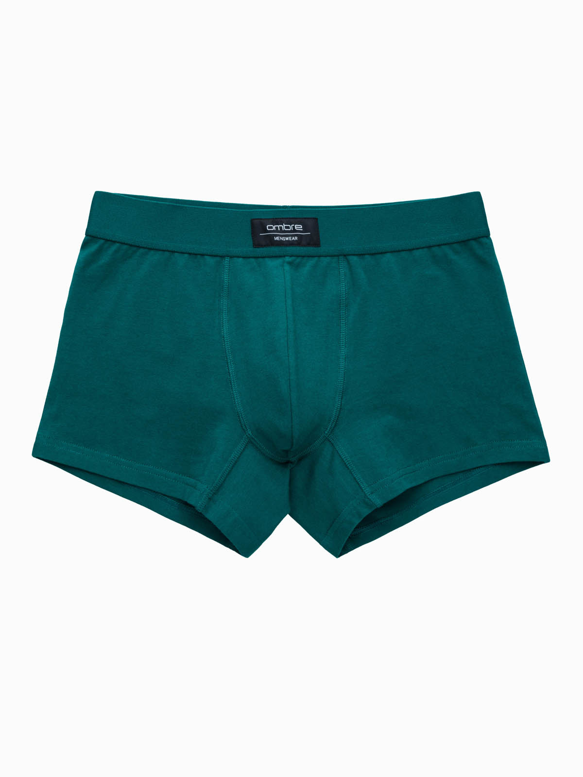 Ombre BASIC men&#039;s single color matching boxer shorts with elastane - 3 pack mix OM-UNBB