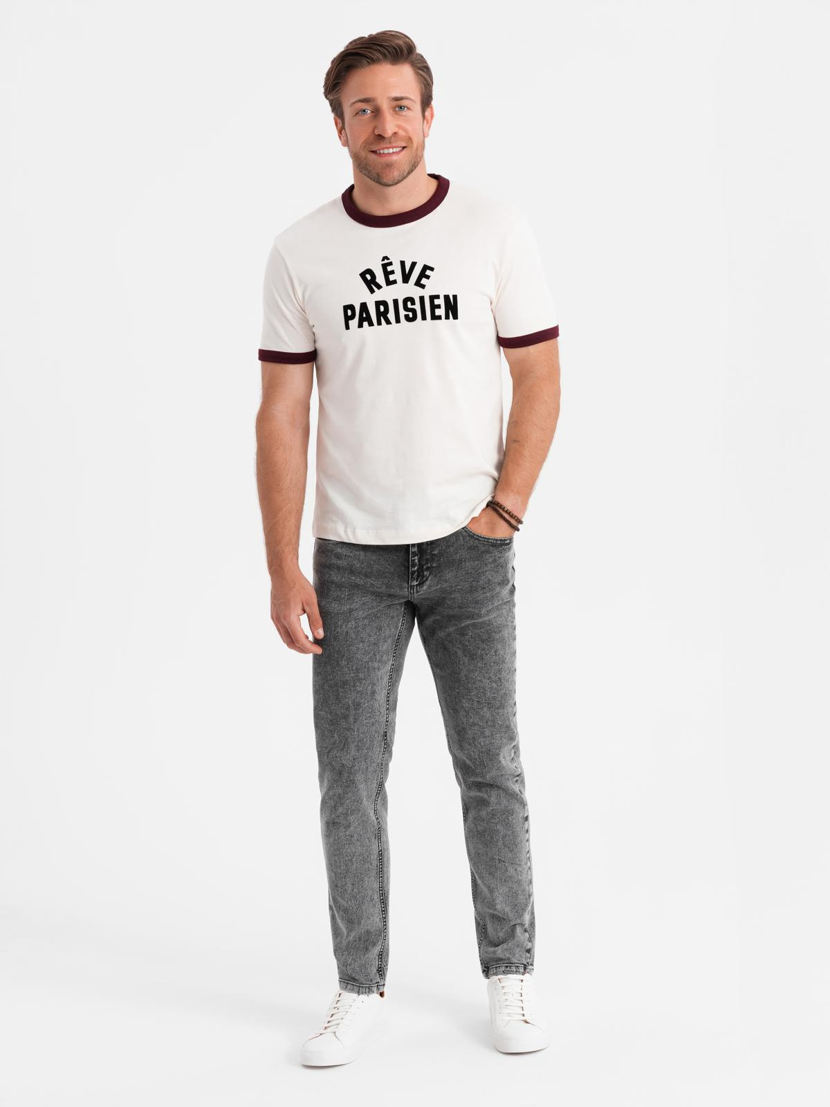 Ombre Men&#039;s classic washed REGULAR FIT jeans - gray