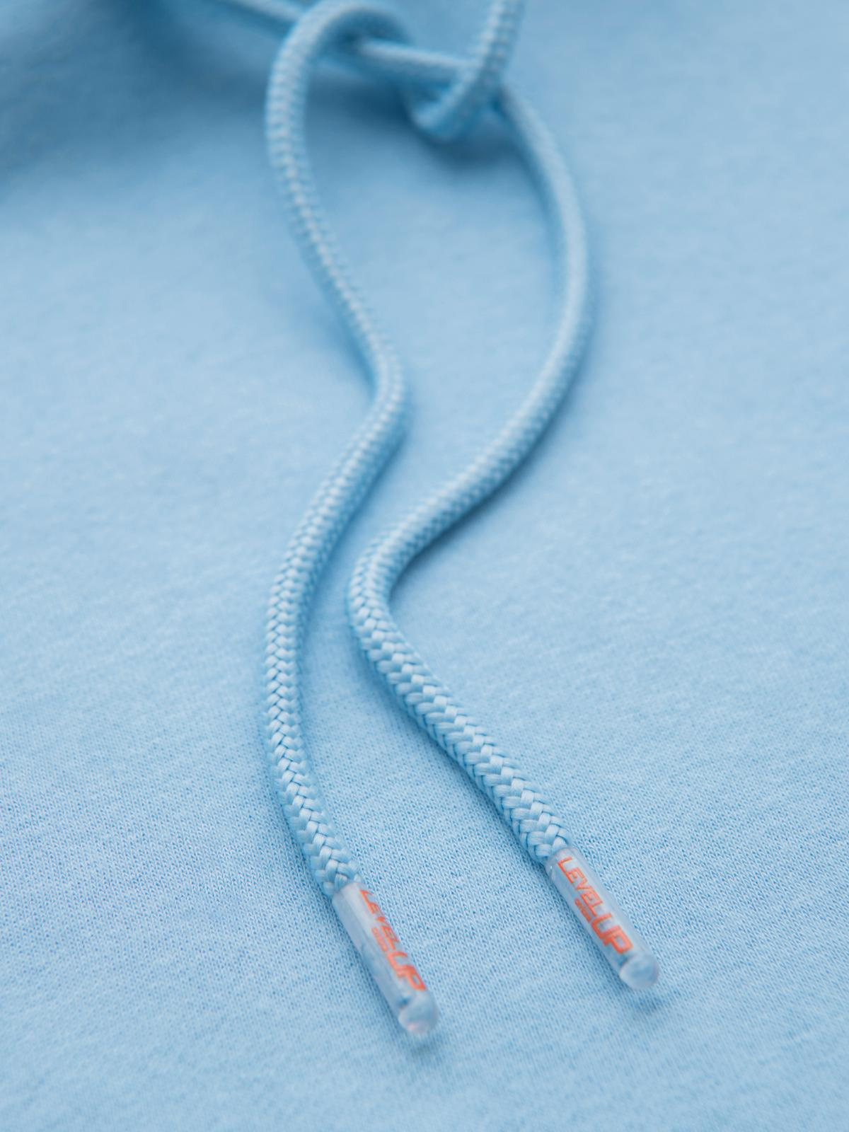 Ombre Unisex sweatshirt with hood and pockets - blue