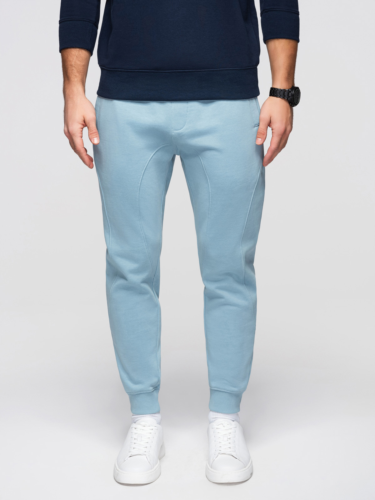 Ombre pánske BASIC modré tepláky