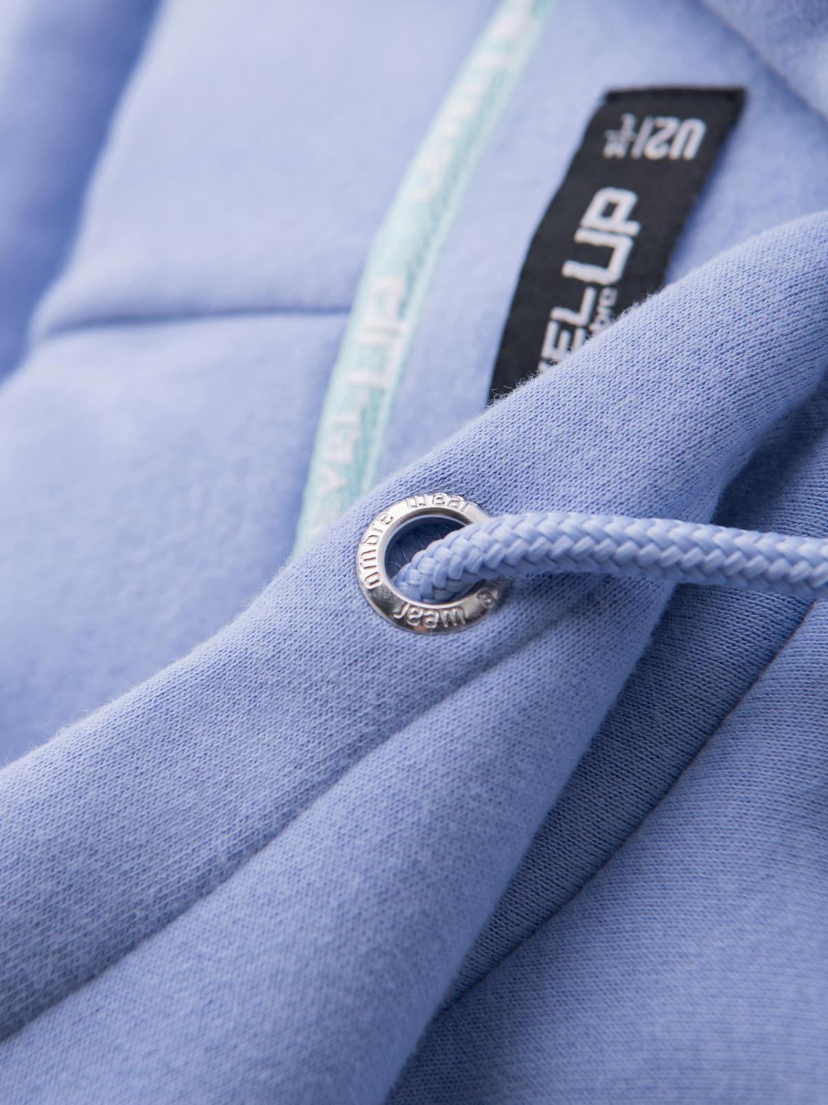 Ombre Unisex sweatshirt with hood and pockets - lavender