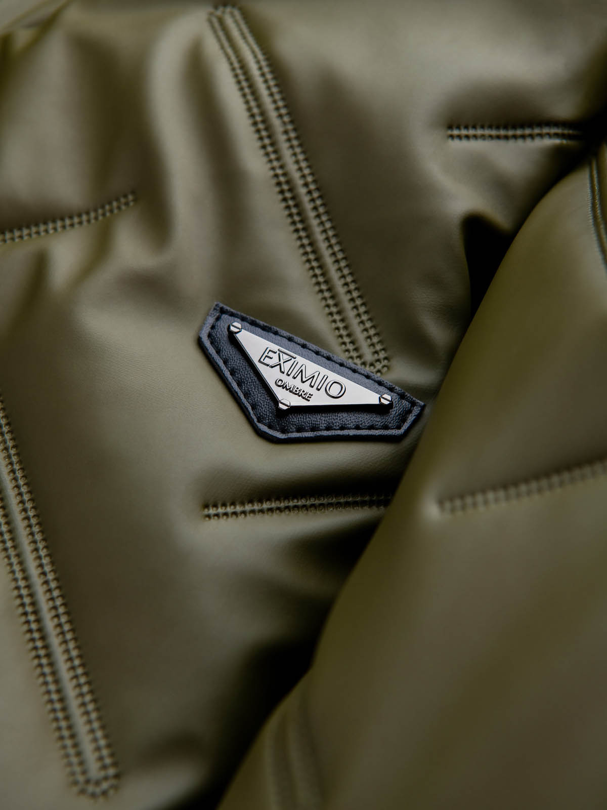 Ombre Men&#039;s embossed bomber jacket - olive