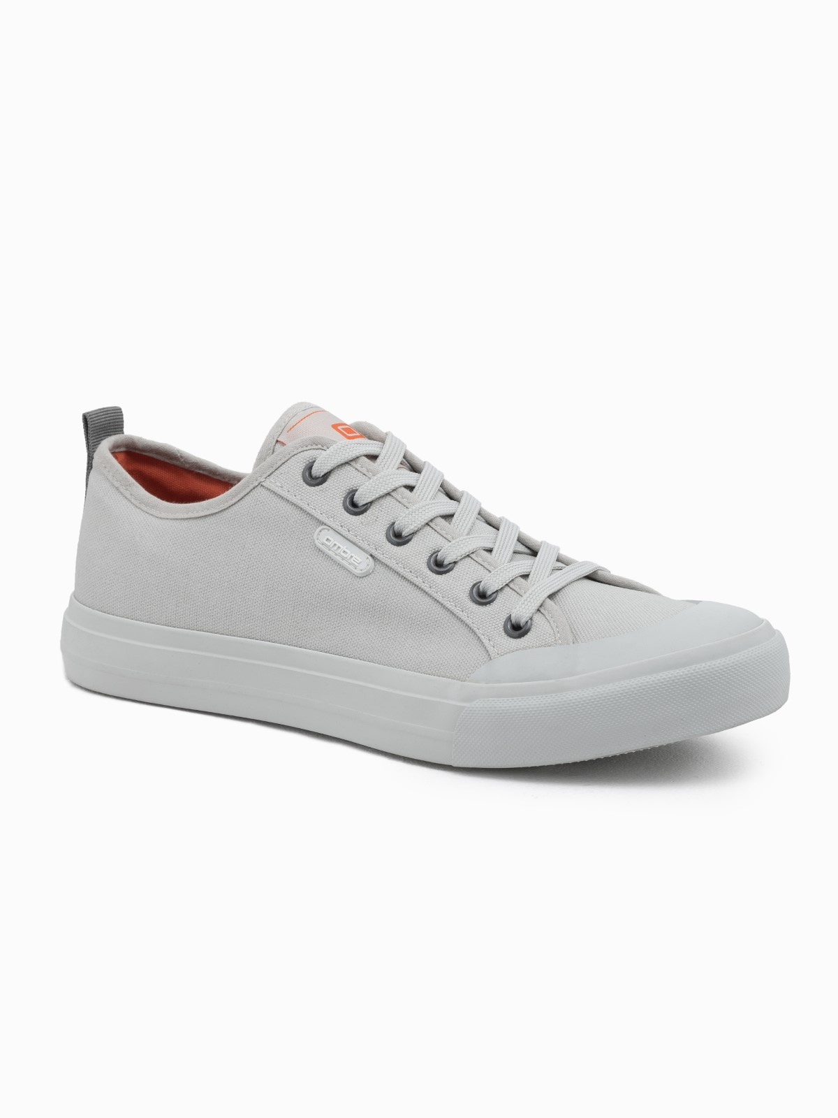 Ombre Men's short sneakers monocolor - gray