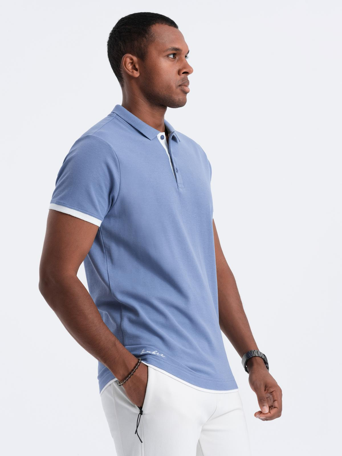 Tricou polo pentru bărbați Ombre