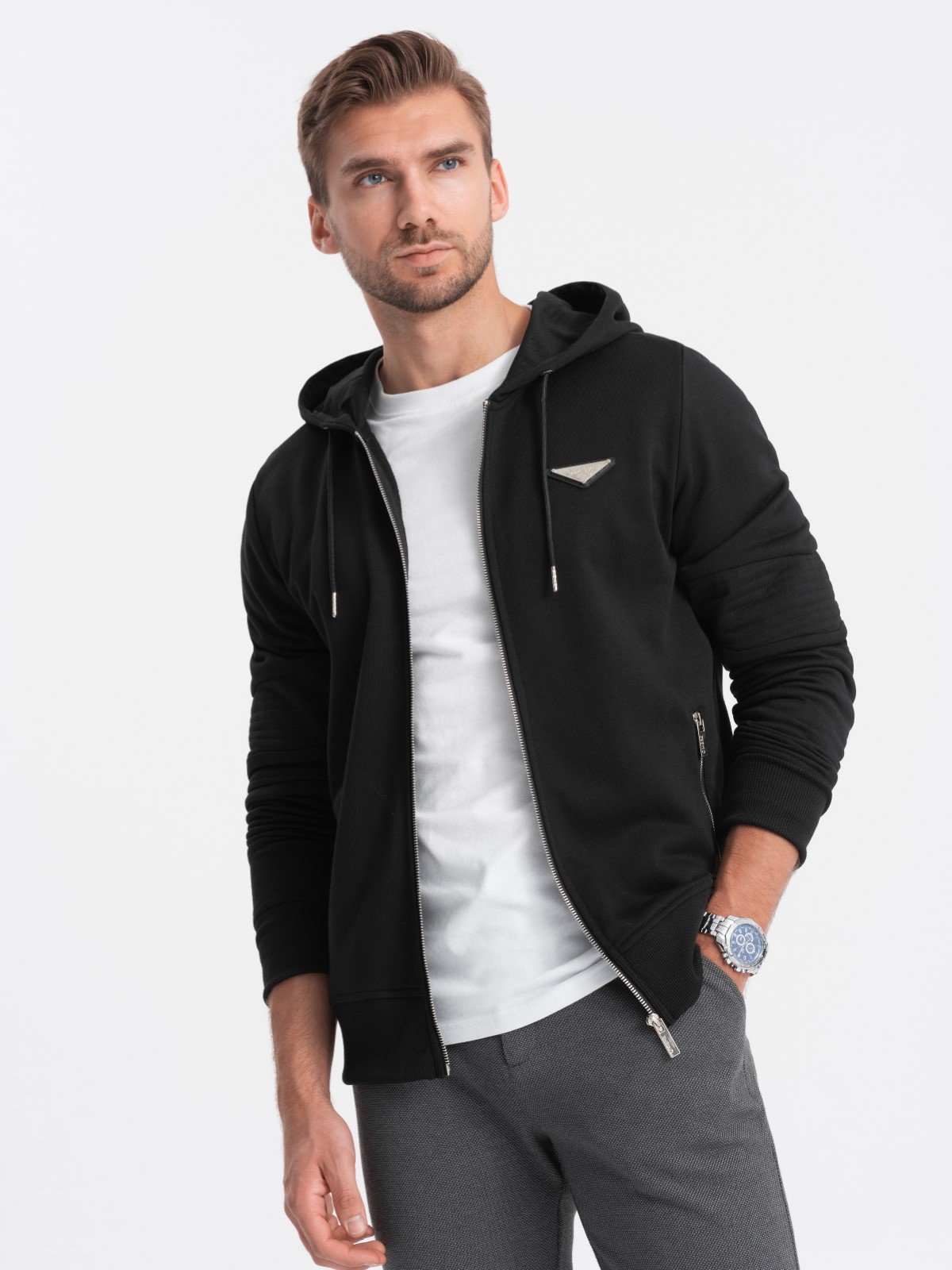 Herren Hoodie Ombre