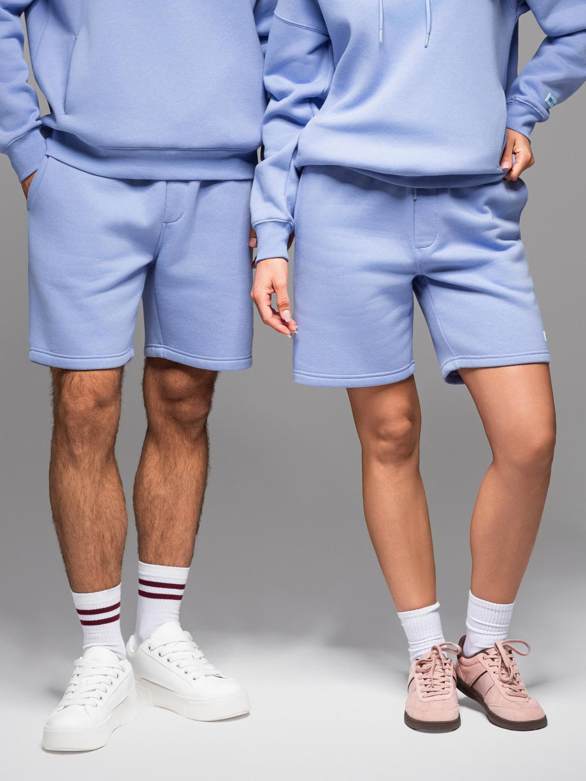 Ombre Unisex teplákové šortky s nastaviteľným pásom