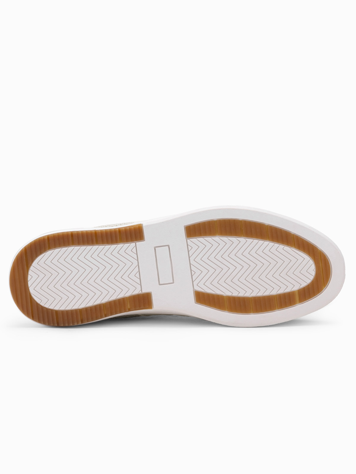Ombre Men&#039;s slip-on structured fabric sneakers - sand
