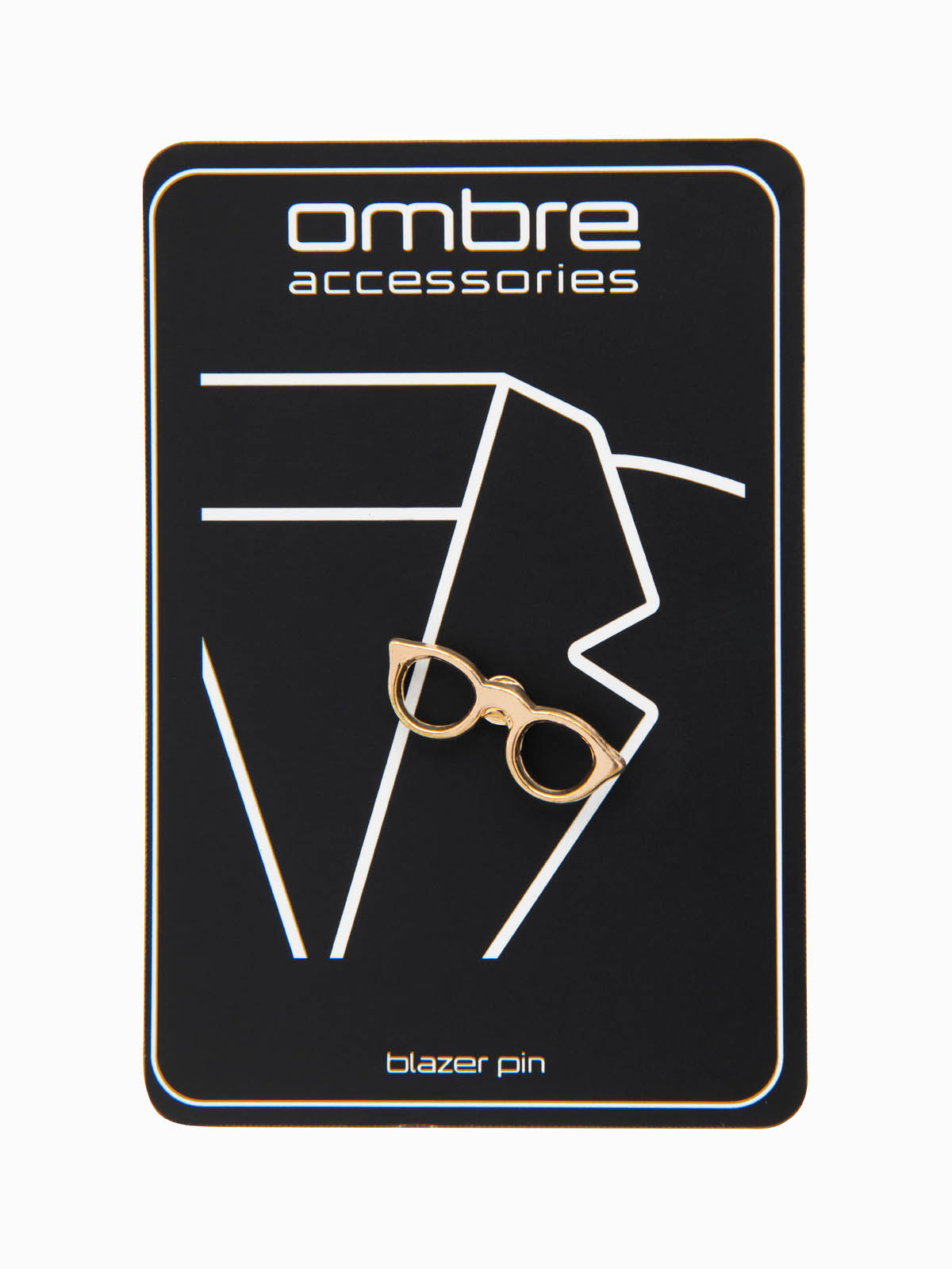 Ombre Decorative metal pin for eyewear - gold