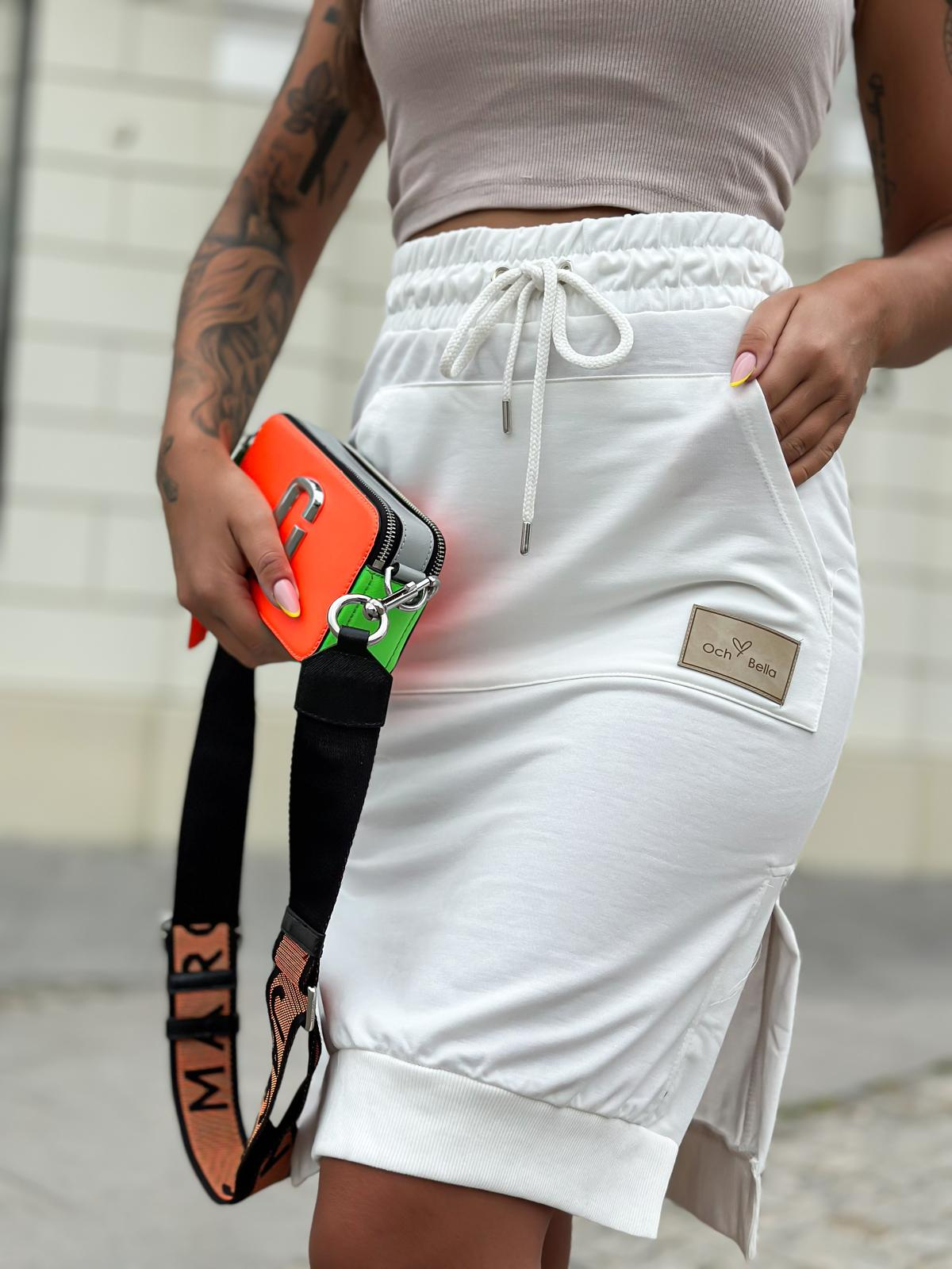 Edoti Tracksuit skirt with kangaroo pocket GL