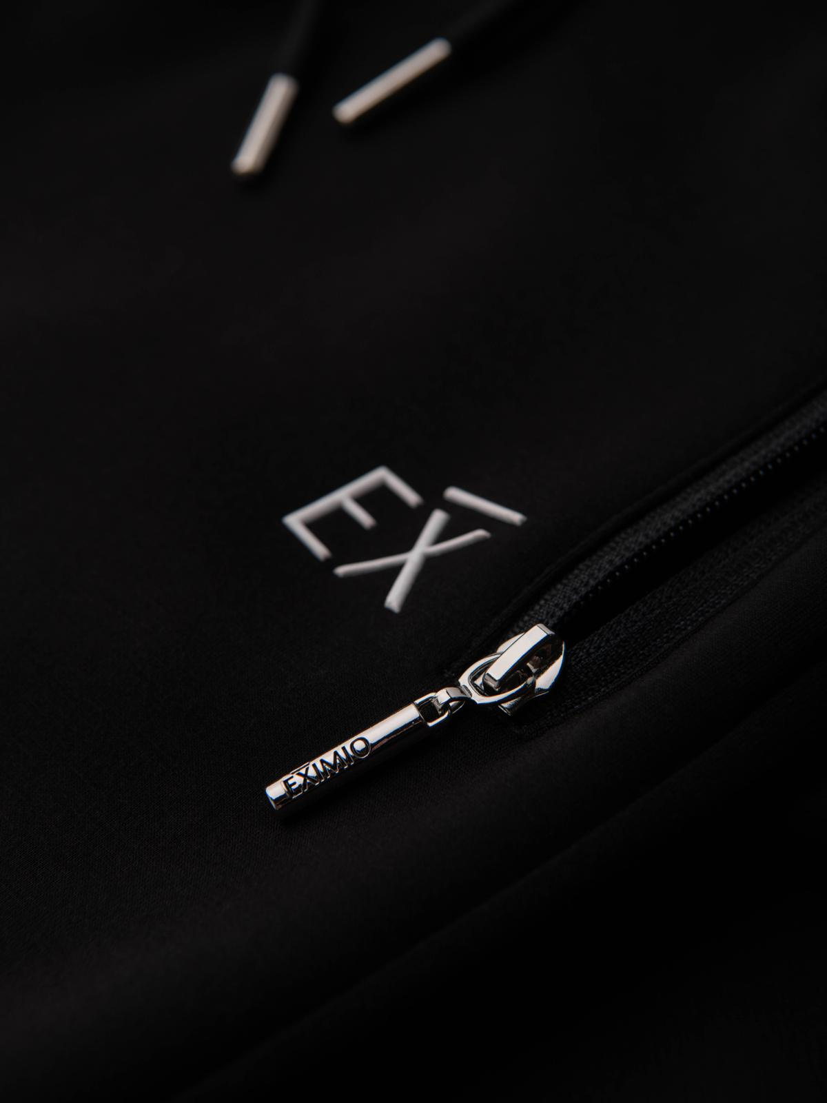 Pantaloni de trening bărbătești cu model ombre și nervuri