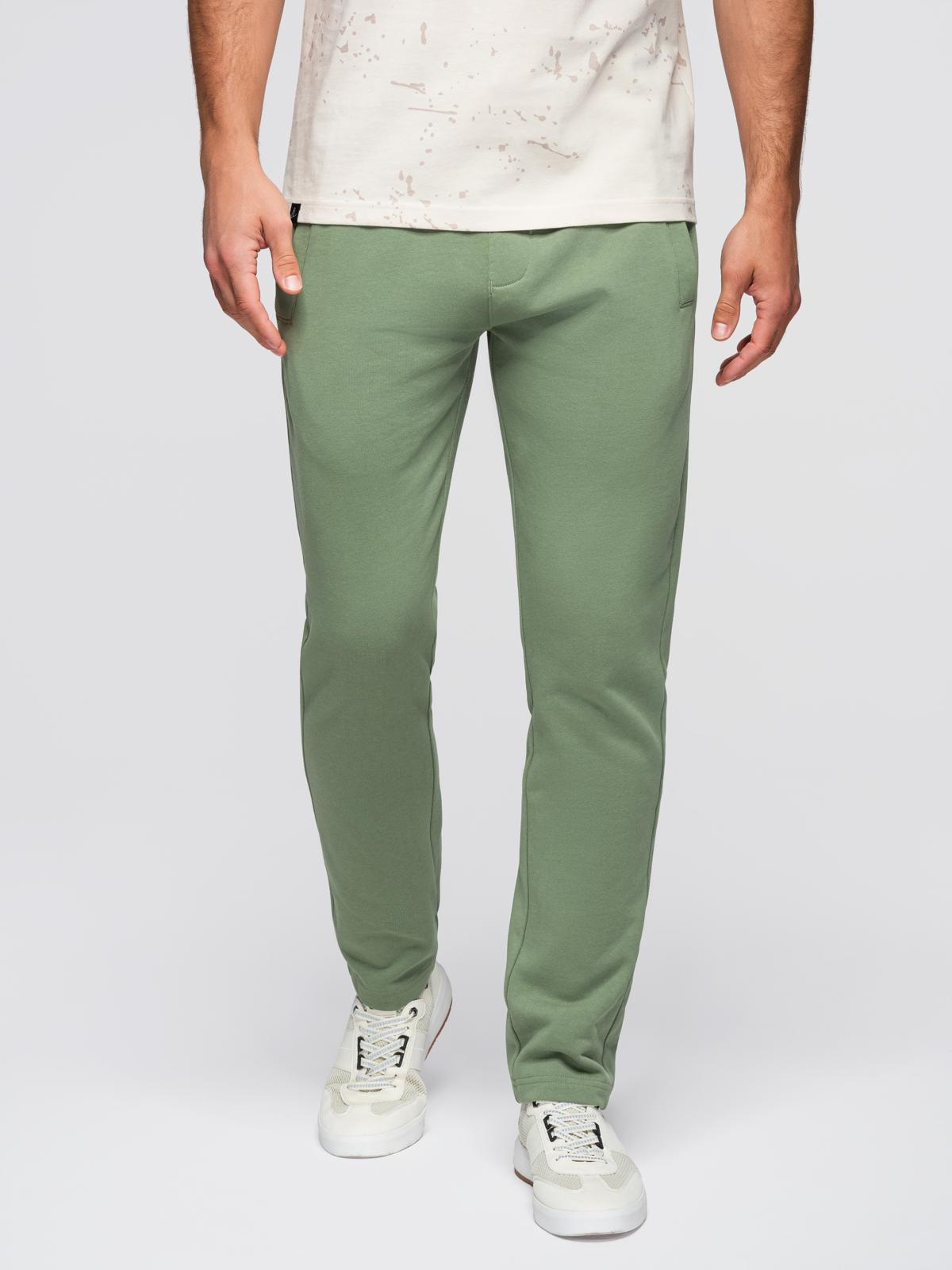 Ombre Men's sweatpants with unlined leg - green